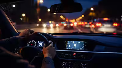 Driver using a PCO vehicle